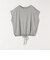 〈接触冷感/汗染み防止加工/洗濯機可能〉ドロスト フレンチスリーブ TEE
