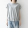 〈接触冷感/汗染み防止加工/洗濯機可能〉ドロスト フレンチスリーブ TEE