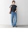 〈接触冷感/汗染み防止加工/洗濯機可能〉ドロスト フレンチスリーブ TEE