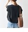 〈接触冷感/汗染み防止加工/洗濯機可能〉ドロスト フレンチスリーブ TEE