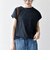 〈接触冷感/汗染み防止加工/洗濯機可能〉ドロスト フレンチスリーブ TEE