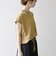 〈接触冷感/汗染み防止加工/洗濯機可能〉ドロスト フレンチスリーブ TEE