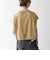〈接触冷感/汗染み防止加工/洗濯機可能〉ドロスト フレンチスリーブ TEE