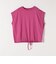 〈接触冷感/汗染み防止加工/洗濯機可能〉ドロスト フレンチスリーブ TEE