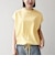 〈接触冷感/汗染み防止加工/洗濯機可能〉ドロスト フレンチスリーブ TEE