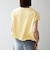 〈接触冷感/汗染み防止加工/洗濯機可能〉ドロスト フレンチスリーブ TEE