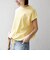 〈接触冷感/汗染み防止加工/洗濯機可能〉ドロスト フレンチスリーブ TEE