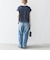 〈接触冷感/汗染み防止加工/洗濯機可能〉ドロスト フレンチスリーブ TEE