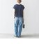 〈接触冷感/汗染み防止加工/洗濯機可能〉ドロスト フレンチスリーブ TEE