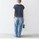 〈接触冷感/汗染み防止加工/洗濯機可能〉ドロスト フレンチスリーブ TEE