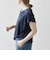 〈接触冷感/汗染み防止加工/洗濯機可能〉ドロスト フレンチスリーブ TEE