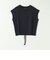 〈接触冷感/汗染み防止加工/洗濯機可能〉ドロスト フレンチスリーブ TEE