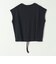 〈接触冷感/汗染み防止加工/洗濯機可能〉ドロスト フレンチスリーブ TEE
