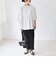 quaranciel:〈接触冷感/汗染み防止加工/洗濯機可能〉ラウンドヘム クルー ビッグ TEE