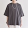 quaranciel:〈接触冷感/汗染み防止加工/洗濯機可能〉ラウンドヘム クルー ビッグ TEE