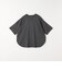 quaranciel:〈接触冷感/汗染み防止加工/洗濯機可能〉ラウンドヘム クルー ビッグ TEE