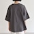 quaranciel:〈接触冷感/汗染み防止加工/洗濯機可能〉ラウンドヘム クルー ビッグ TEE
