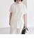 quaranciel:〈接触冷感/汗染み防止/洗濯機可能〉スリット ルーズ チュニック TEE