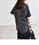 quaranciel:〈接触冷感/汗染み防止/洗濯機可能〉スリット ルーズ チュニック TEE
