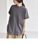 quaranciel:〈接触冷感/汗染み防止/洗濯機可能〉スリット ルーズ チュニック TEE