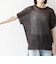 SHIPS any:〈手洗い可能〉ギマ  ワイド フレンチ シアー ニット プルオーバー