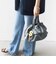 【WEB限定】チャーム 付き フリル 巾着 ショルダー