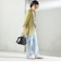 【WEB限定】チャーム 付き フリル 巾着 ショルダー