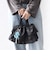 【WEB限定】チャーム 付き フリル 巾着 ショルダー