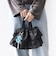 【WEB限定】チャーム 付き フリル 巾着 ショルダー
