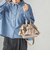 【WEB限定】チャーム 付き フリル 巾着 ショルダー
