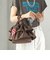【WEB限定】チャーム 付き フリル 巾着 ショルダー