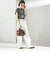 【WEB限定】チャーム 付き フリル 巾着 ショルダー