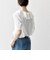 【WEB限定】〈洗濯機可能〉ラフ サテン フリルカラー ブラウス 26SS