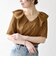 【WEB限定】〈洗濯機可能〉ラフ サテン フリルカラー ブラウス 26SS