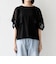 〈手洗い可能〉メッシュ シアー ハンカチ スリーブ ドッキング TEE