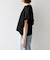 〈手洗い可能〉メッシュ シアー ハンカチ スリーブ ドッキング TEE