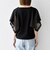 〈手洗い可能〉メッシュ シアー ハンカチ スリーブ ドッキング TEE