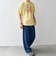 SCREEN STARS: ガーメントダイ フェード カラー レトロ グラフィック Tシャツ◇