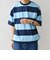 SHIPS any: ワイド カラー ボーダー スピンドル Tシャツ◇
