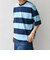 SHIPS any: ワイド カラー ボーダー スピンドル Tシャツ◇