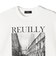 SHIPS Primary Navy Label:PHOTO プリント ジャージー プルオーバー