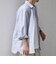 SHIPS any: コットン/リネン 7分袖 レギュラー シャツ◇