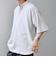SHIPS any: コットン/リネン バンド スキッパー ハーフスリーブ シャツ◇