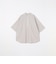 SHIPS any: コットン/リネン バンド スキッパー ハーフスリーブ シャツ◇