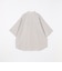 SHIPS any: コットン/リネン バンド スキッパー ハーフスリーブ シャツ◇