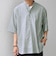 SHIPS any: コットン/リネン バンド スキッパー ハーフスリーブ シャツ◇