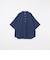 SHIPS any: コットン/リネン バンド スキッパー ハーフスリーブ シャツ◇