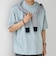 SHIPS any: JAPAN MADE ハイゲージ コットン リラックス リブネック Tシャツ◇