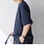 SHIPS any: JAPAN MADE ハイゲージ コットン リラックス リブネック Tシャツ◇