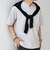 SHIPS any:〈接触冷感・遮熱・UVカット機能等〉サマーファンクション 鹿の子 ヘンリーネック Tシャツ◇